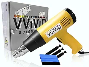 VViViD Professional Heat Gun Automotive Vinyl Wrap Tool Including Precision Nozzle and 3M Toolkit (Incl. Nozzle & 3M toolkit)