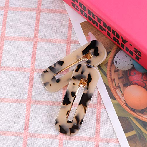 Lurrose 2 Fermagli Per Capelli A Forma Di Tartaruga, Motivo Leopardato, Vintage, Per Ragazze - 7