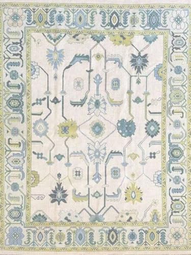Marlen Hand Knotted Wool Oushak Runner Rug 3x11ft | Vintage