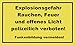 Produktbild Metafranc Hinweisschild "Explosionsgefahr Rauchen, Feuer, offenes Licht verboten!" - 250 x 150 mm / Beschilderung / Verbotsschild / Warnmarkierung / Sicherheitsmarkierung / Gefahrenhinweis / 500070