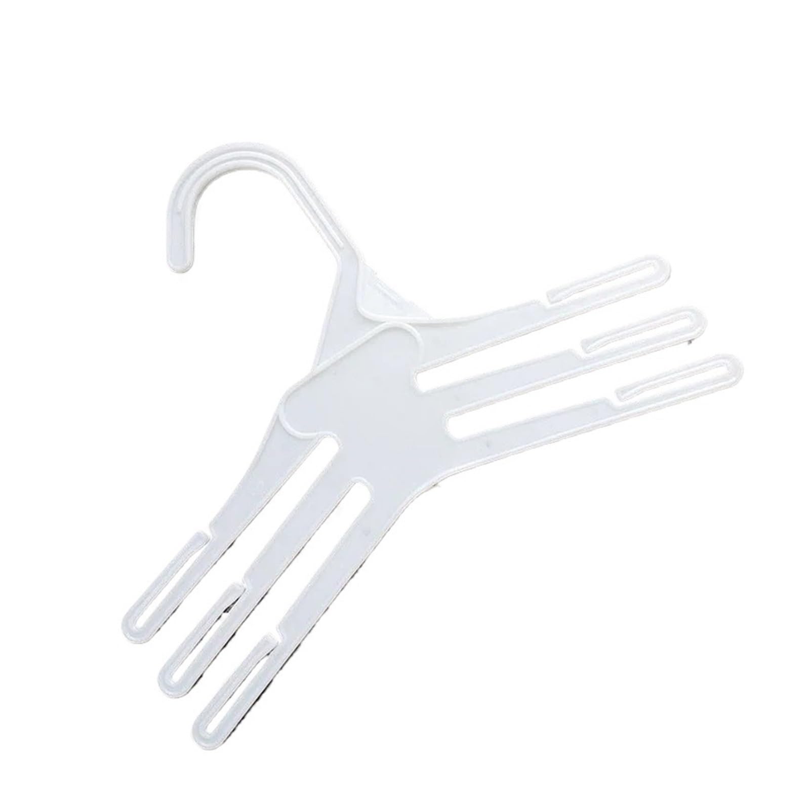 20pcs 5 Layers 3 Plastic Clothes Hanger Rack Garment Suit Clothing Closet Organizer(3 layer)