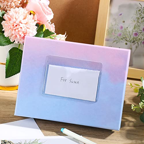 Image of Chinco 30 Pcs Self Adhesive Pockets, Bin Labels for Storage Bins, Clear Pocket Label Sleeves, Plastic Index Card Holder with Top Open for Organizing Bins Box Drawer (4.06 x 2.48 Inches)