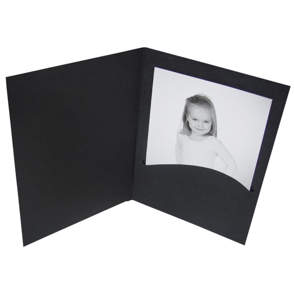 1x100 Daiber Portraitmappen Profi-Line 13x18 schwarz