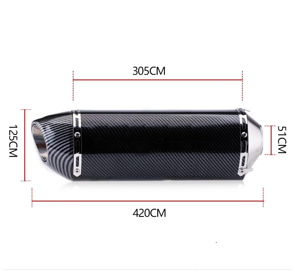 Scarico Moto 51mm Per PCX125 PCX150 CB500, Silenziatore DB Killer Muffler Tubo di scarico moto