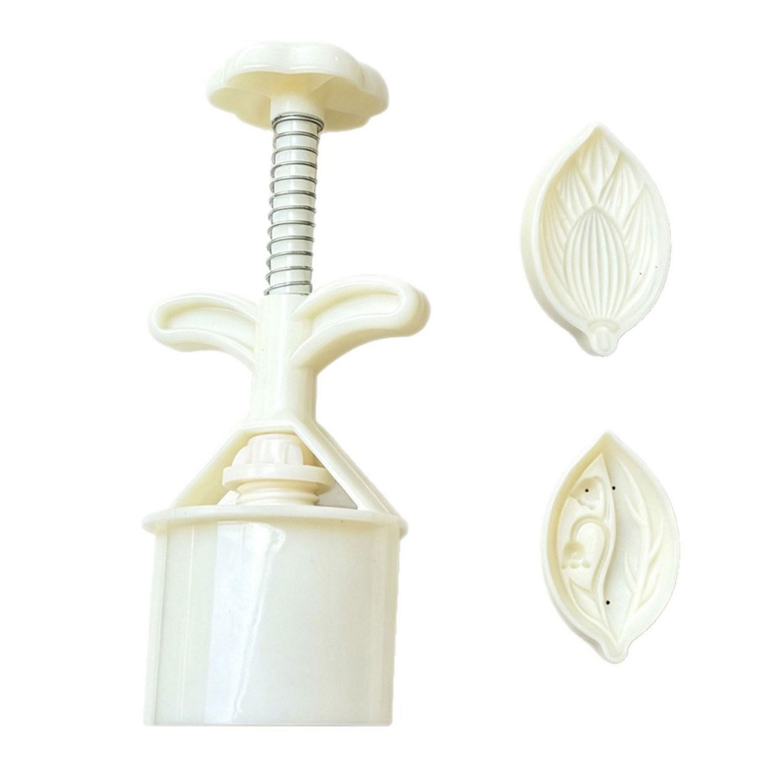 Nucelit Autumn Festival Diys Hand Pressure Cakes 30G Cake Mold (1 Mold 2 Stamps) Diys Pastries Tools Set Hand-Pressure Cakes