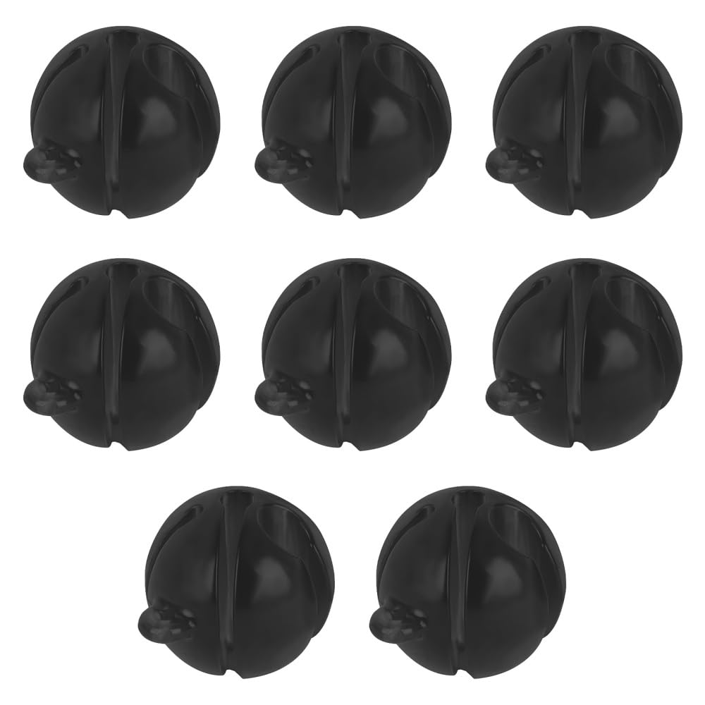 MiOYOOW Fishing Rod Holder Clips, 8PCS Portable TPE Pole Ties, Elastic Rod Straps for Fishing Tackle Protection and Rod Separation