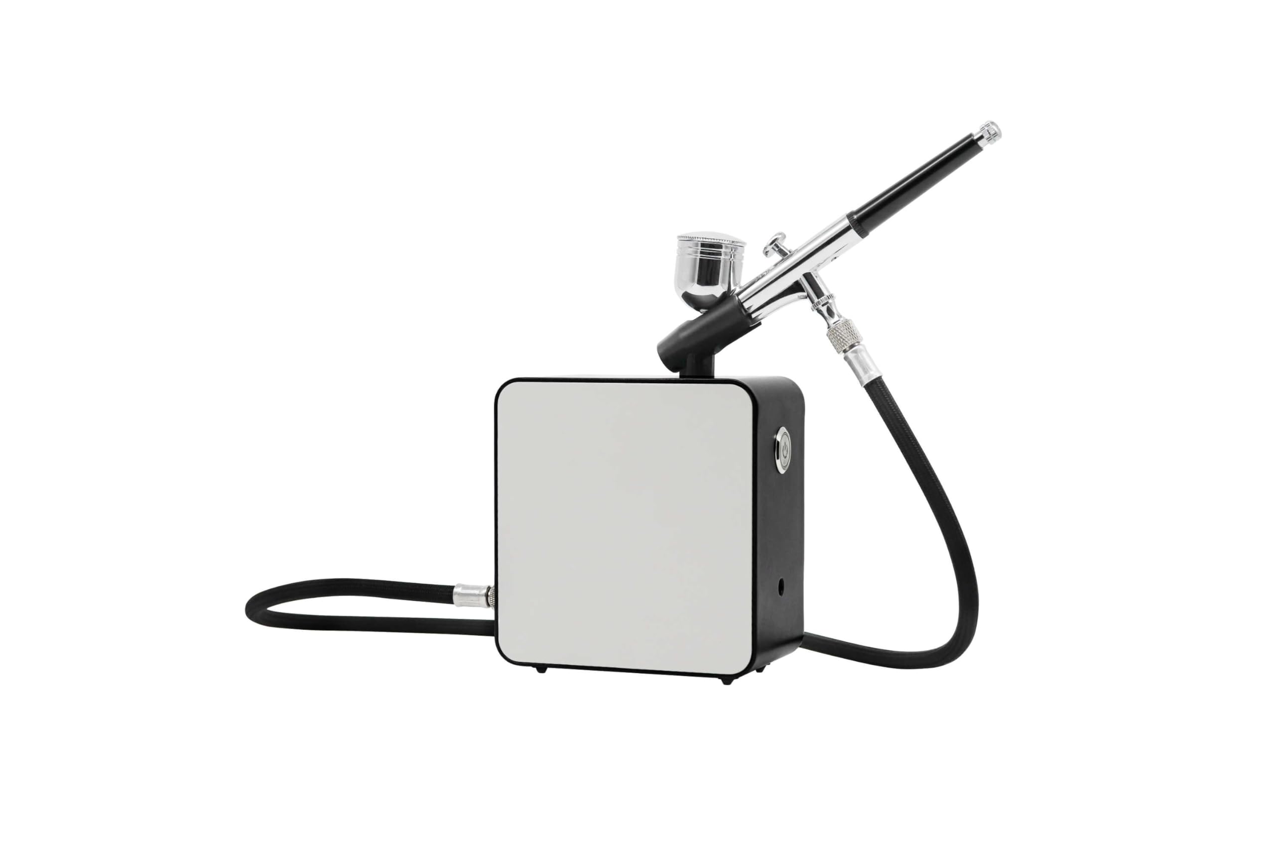 Kit Completo de Aerógrafo con Compresor – Diseño Vintage, 20 PSI, Fácil para Principiantes – Ideal para Arte, Graffiti, Maquillaje, Decoración de Pasteles, Arte de Uñas y Modelismo