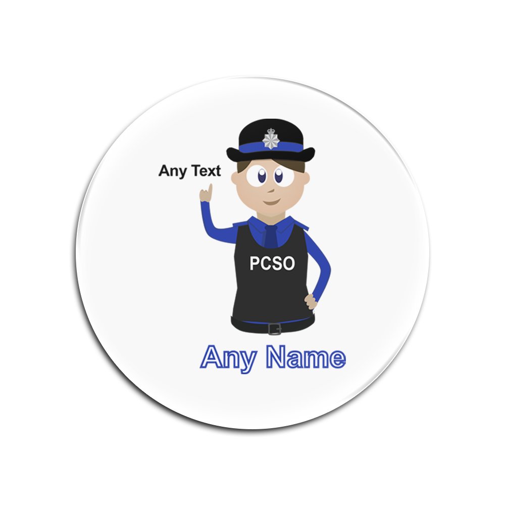Dessous de verre brillant PCSO d'excellente finition pour collection de police