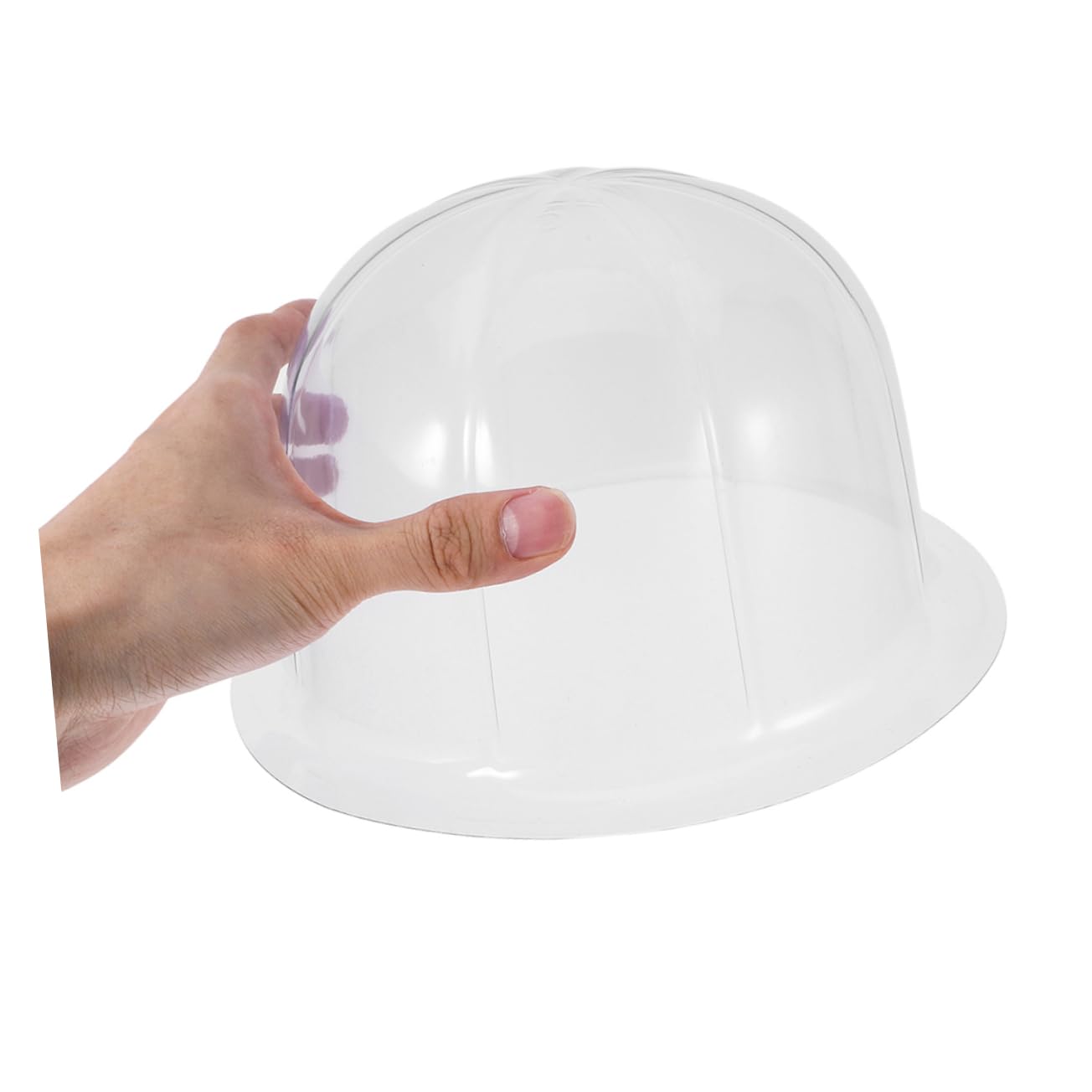 IMIKEYA 20piezas Percheros Para Gorras De Beisbol Soporte Transparente Para Gorras De Béisbol Protector Interior De Plástico Para Tiendas Minoristas De Sobremesa