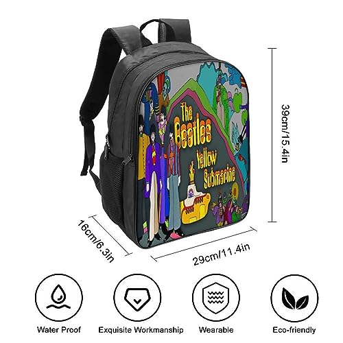 CSTAL The Beatles Sac à Dos Enfants Scolaire Cartable Léger Unisexe Boucle De Réglage Garçon Et Fille Ados Rock Band Backpack Voyage Bag 16inch - Les Beatles, Paul McCartney, John Lennon, RIngo Starr, George Harrison CSTAL The Beatles Sac à Dos Enfants Scolaire Cartable Léger Unisexe Boucle De Réglage Garçon Et Fille Ados Rock Band Backpack Voyage Bag 16inch – Image 5