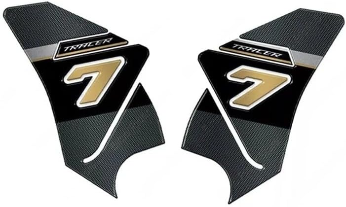 Motorcycle Tank Pad for Tracer 7 2024 Motorcycle Fuel Tank Pad Sticker Tank Knee Grip Protective Sticker Kit Fuel Tank Pad