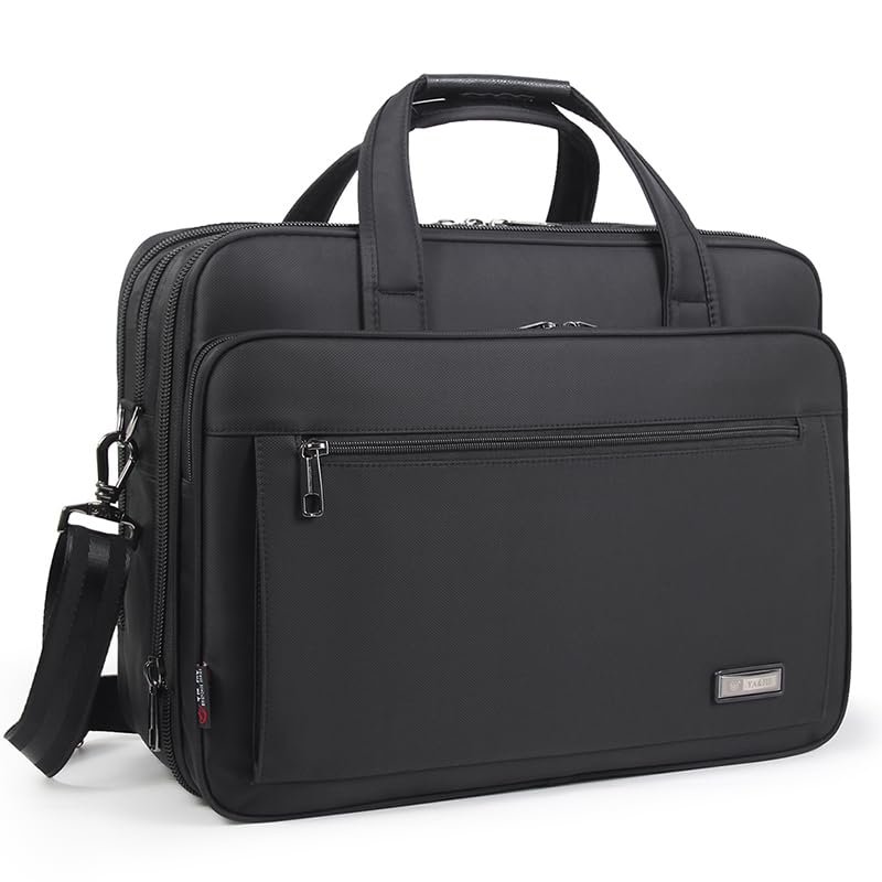 Large Briefcases For Men Canvas Tote Bag 15.6 Inch 17 Inch 19 Inch Laptop Case Work Bags Office Messenger Bag Business File