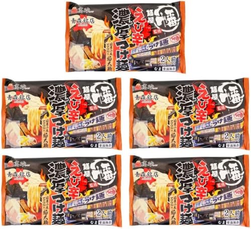 高砂食品 麺屋幡監修えび辛濃厚つけ麺 5パックセット（2食×5）