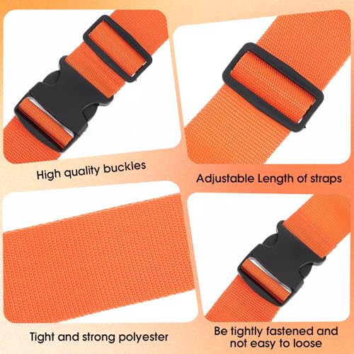 12 Pack Luggage Straps Suitcase Belts Straps Wide Adjustable Packing Straps Travel Belts Accessories for Business Traveling Packing3