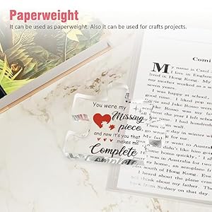 Giftsforherdelicateromanticgirlfriendbirthdaygiftsacrylicpuzzlepiece39x33anniversarybirthdaymeaningfulmothersdaygiftsforwifeherhimideas Urban Country Home Decor Gifts for her delicate romantic girlfriend birthday gifts acrylic puzzle piece 39 x 33 anniversary birthday meaningful mothers day gifts for wife herhim ideas urban country home decor