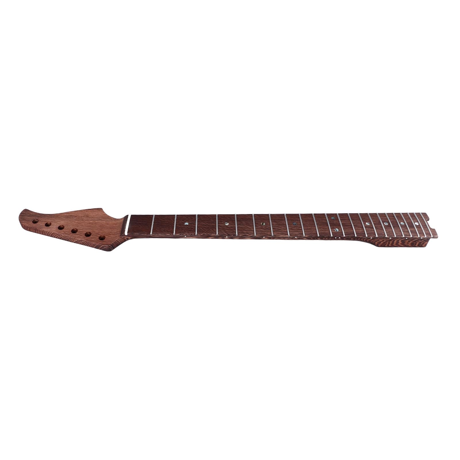 Manico Chitarra Elettrica, Lavorazione Squisita in Wenge Durevole, Parte di Ricambio con 22 Tasti e Giradischi, for Musicisti Professionisti, Hobbisti e Riparazioni Strumenti