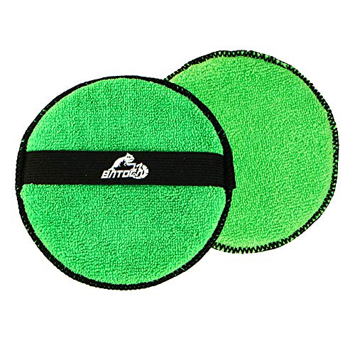 image for BATOCA Microfiber Wax Applicator Pad, Cleaning and Wash Foam Pad, Bett