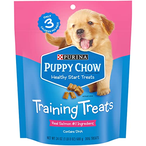 Purina Puppy Chow Training Treats, Healthy Start Salmon Treats (3)