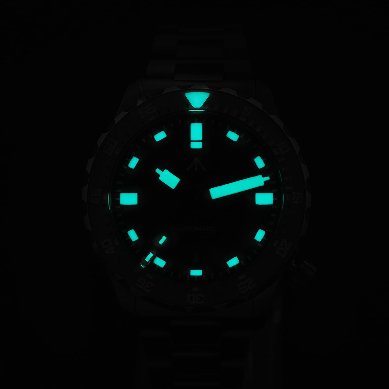 TACTICAL FROG Militado ML 20 39mm Taucheruhr für Herren, PT5000 Automatikwerk Saphirglas BGW9 Leuchtanzeige einseitig drehbare Lünette 200M Wasserdicht