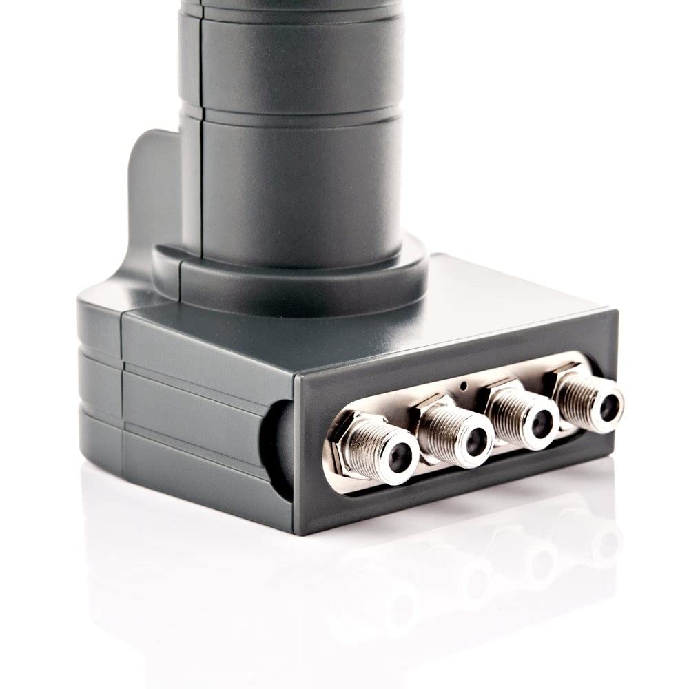 Fuba DAA 850 HD Sat Anlage - 8 Teilnehmer Komplettset Mit 85cm Alu Satellitenschüssel, DEK 407 Quattro LNB und FMT 508 Multischalter