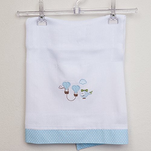 Toalha de Fralda Bordados Papi para Bebê 1,10M X 70cm Contém 01 Un