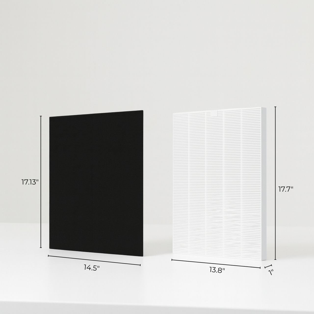 Nispira D480 Replacement Filter Set Compatible with Winix D480 Air Purifier, Replaces Part 1712-0100-00, Includes 2 HEPA Filter and 8 Carbon Filters, 2 Set - Image 3