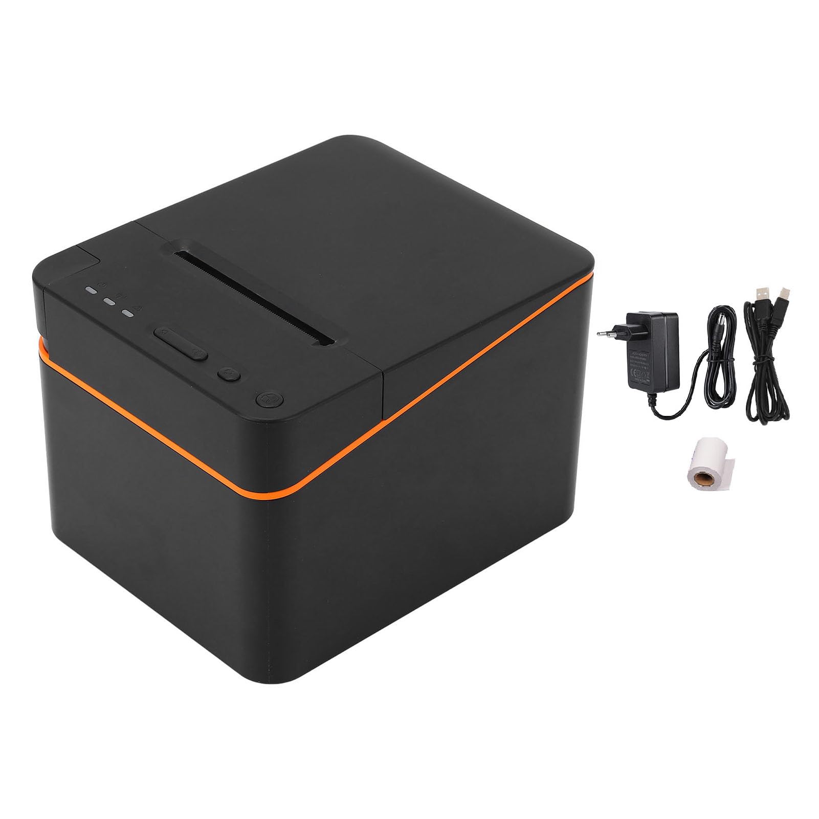 Generic Termalna Drukarka Odbioru Szybka Drukowanie 80 Mm dla Małych Firm z Automatycznym Interfejsem Noża, USB i Ethernet (wtyczka UE)