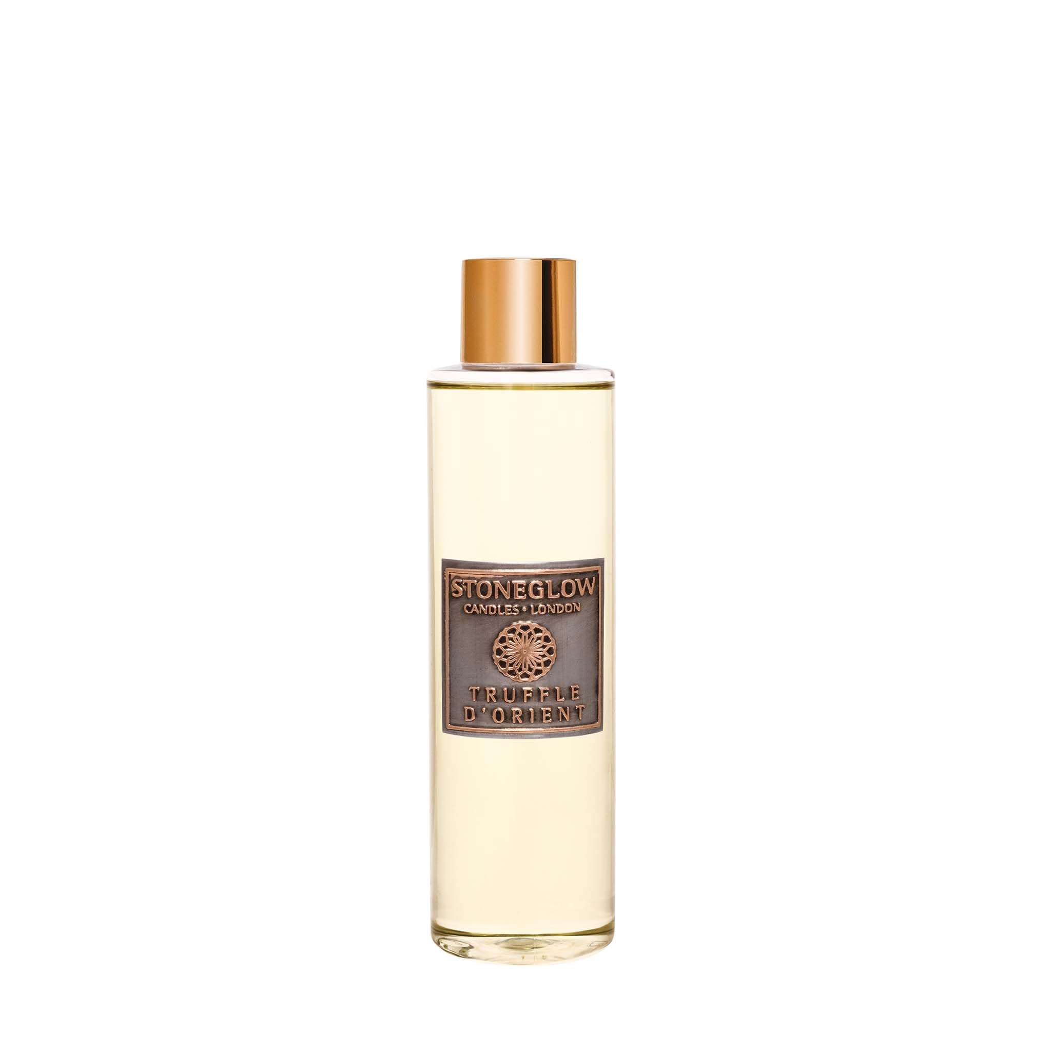 Stoneglow Metallique Collection - Truffle D'Orient - Reed Diffuser Refill 210ml - Grey