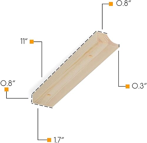 Miniatura 8 de Estantería colgante para debajo del gabinete, para almacenar copas de vino, color natural, Casual, Natural