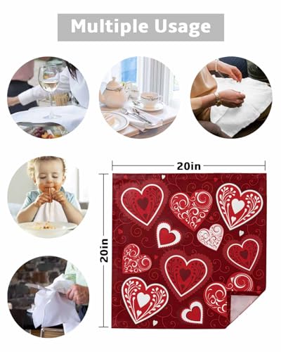 Servilletas de Tela Jolunifun Set de 4 20x20" miniatura 5