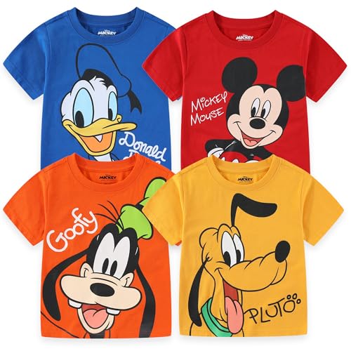 Amazon.com: Disney Mickey Mouse and Friends Boys 4 Pack Short