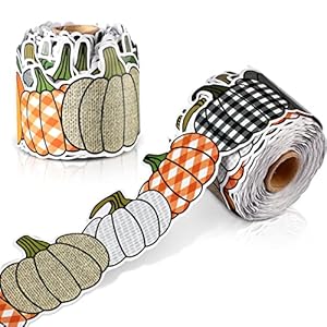 Spiareal Kürbis Pinnwand Bordüre Herbstdeko