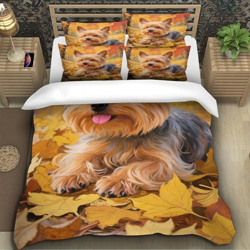 Parure de lit Super King 260x220 housse de couette libellule 3D en microfibre ultra douce.