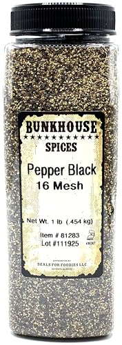 BUNKHOUSE 16 Mesh Coarse Ground Black Pepper