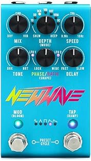 Dual Overdrive/Disttion Guitar Effects Pedal with 3-b Parametric EQ 4 Clipping Options Gain Cycle Mode MIDI Input