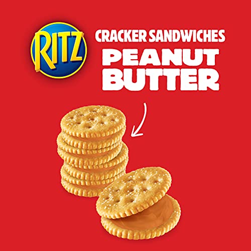 Ritz Peanut Butter Sandwich Crackers, 48 Snack Packs (6 Boxes) #TOP4