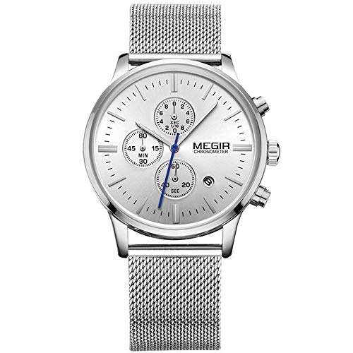 Montre sport homme LULI étanche en cuir pour passer du bureau aux entraînements