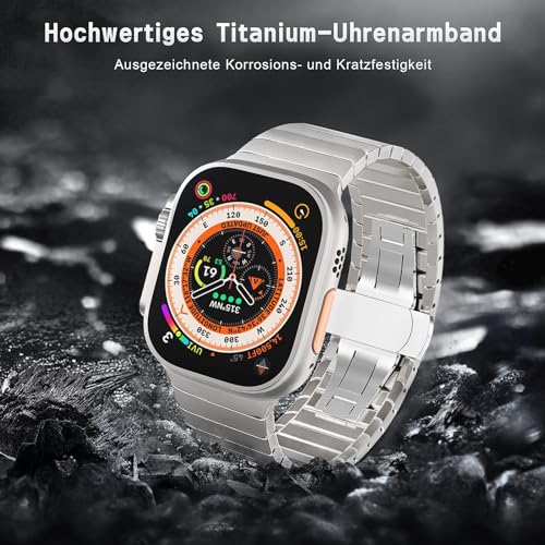 GOQELK Adjustable 316L Stainless Steel Strap for apple Watch Ultra 2 Strap - Image 2