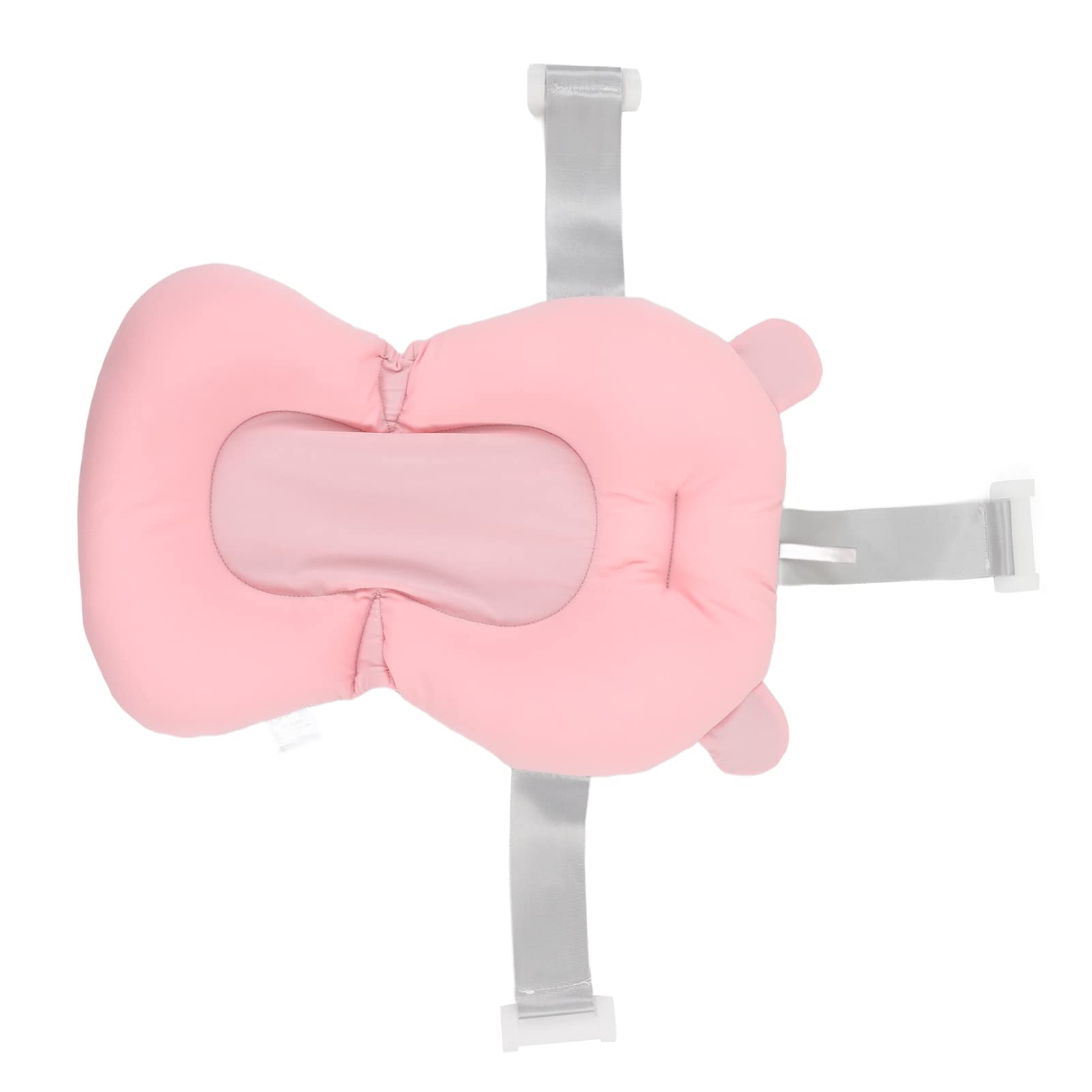 Baby-Badesitz, Baby-Badematte, Baby-Badekissen, Baby-Badewannen-Unterstützung, Netz, Baby-Badewannenkissen, Schwimmende Badewannenmatte für Neugeborene, Badewannen-Unterstützung