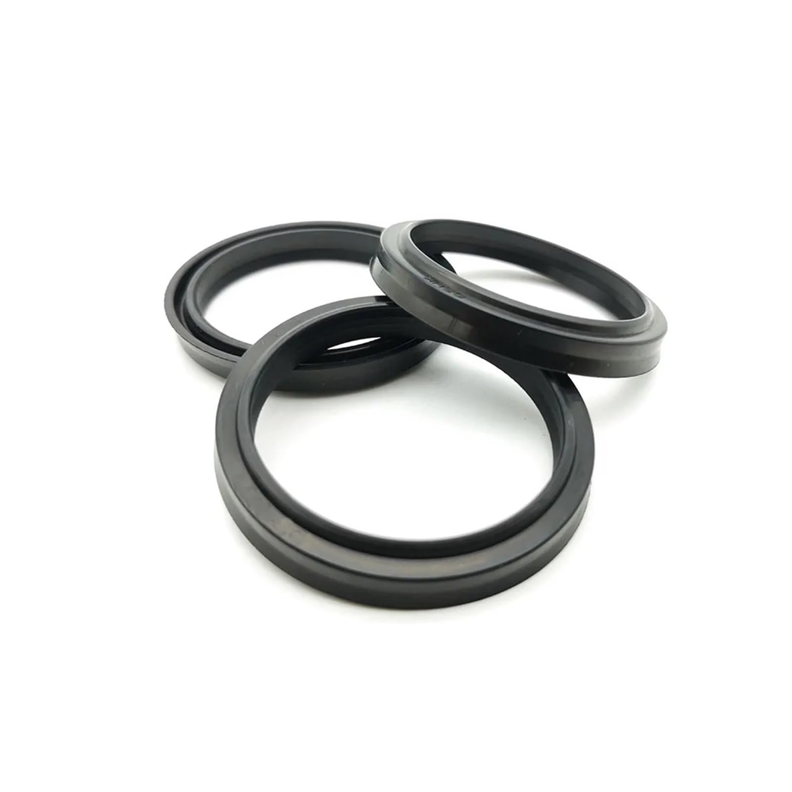 UWUKCJOKQ Hardware Fittings 5Pcs Black NBR Rubber LBH Height 6.5mm Hydraulic Dust Rod Ring Cylinder Dust-Proof Wiper Seal ID 31. - 70mm Washer(35.5x43.5x6.5mm)
