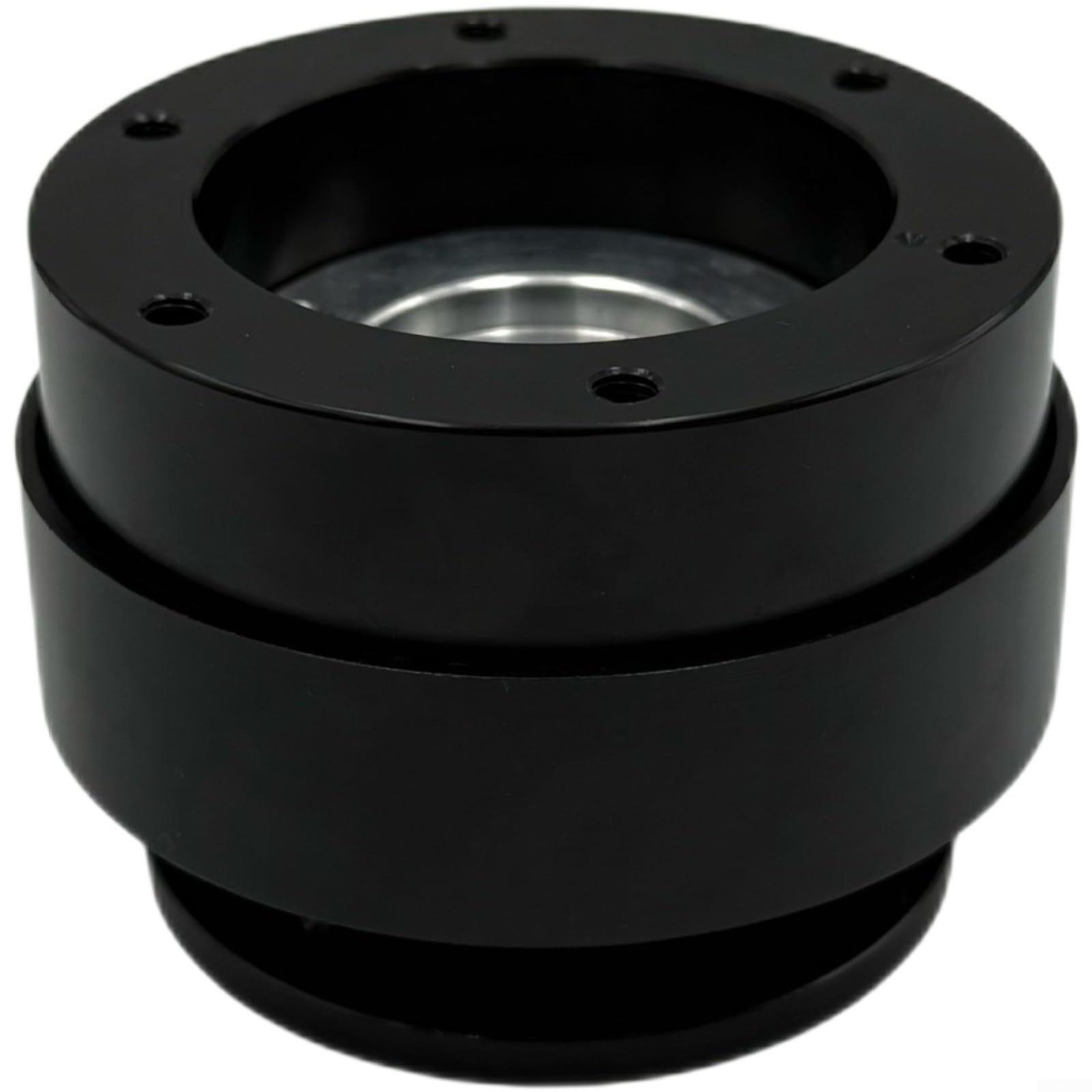 Adaptateur de volant à dégagement rapide, pour simulateur de course, pour base à entraînement direct MOZA R9/R16/R5, design en alliage d'aluminium, noir/rouge (rouge)