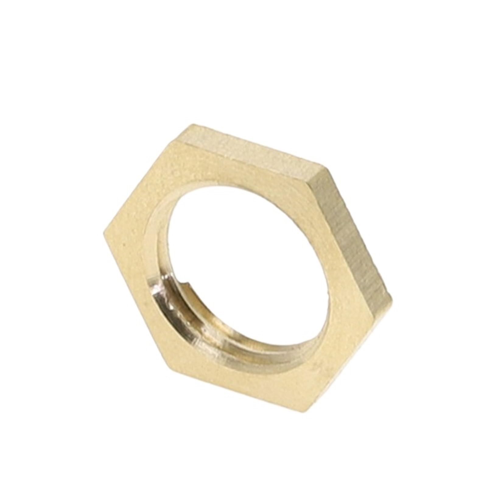 Mexeword Men's One Color Brass Pipe Fittings Bsp Fe Thread Elbow Nut Gasket