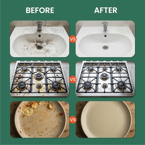 Image of Kitchen Cleaning Wipes | 640 Wipes (80 Pulls X 8 Packs) | Multipurpose Surface Cleaning Wipes for Kitchen | Removes Grease & Dirt | Ideal for Countertops, Stove, Appliances & Dining Tables