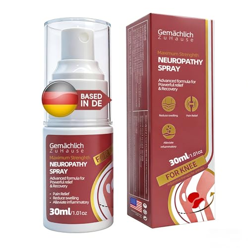NDC Listed Knee Pain Relief Arnica Spray - Maximum Strength Arnica for Bone on Bone Sensation - Deep Warming Mist for Meniscus Stiffness Swelling and Bruises - Quick Dry for Runners 30 mL