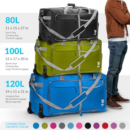 Bago Travel Bundle: Packing Cubes & 120L Duffel Bag Set - Organize and Carry with Ease2
