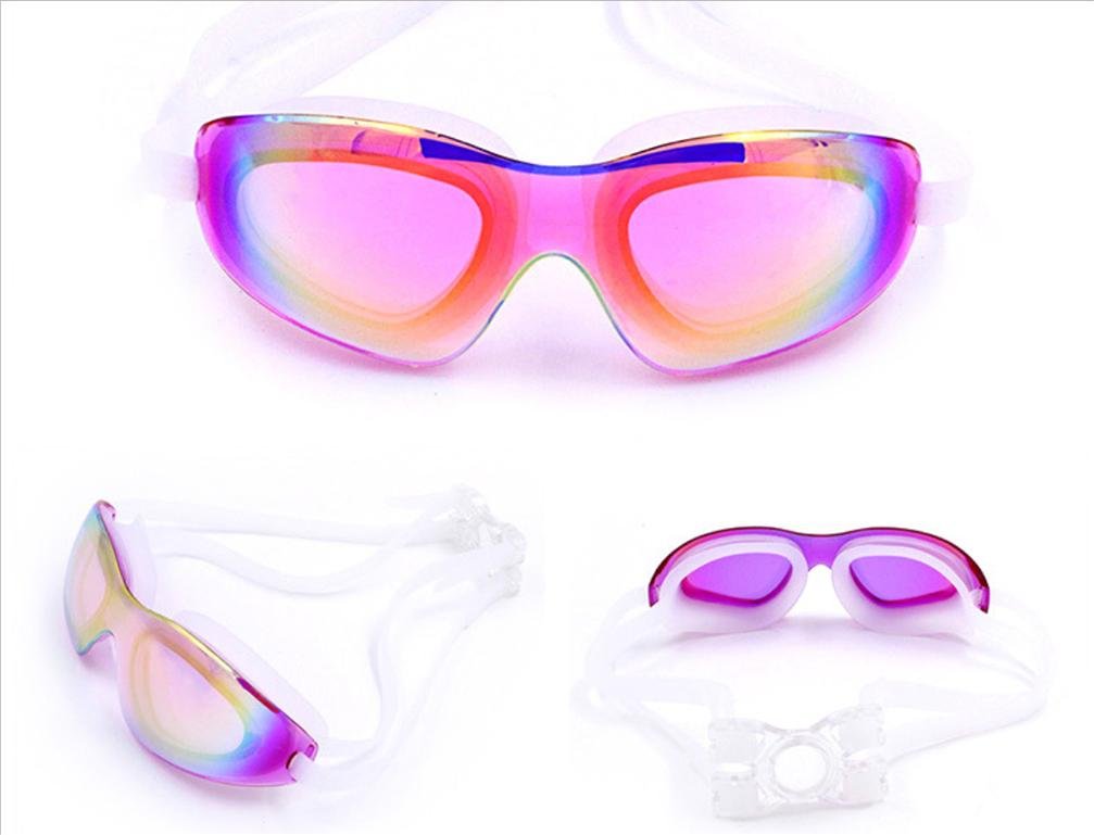 HL Goggles Bright Color Plating Waterproof Anti - Fog Anti - Ultraviolet Men And Women Swimming Equipment Goggles