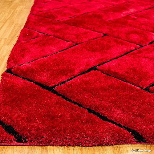 Image of Modern Quality Carpet /Trending Design Hand Woven Fluffy Rug /Mats for Bedroom /Dinning Hall /Living Room 2-inch Thick [Size 12x18 Feet]