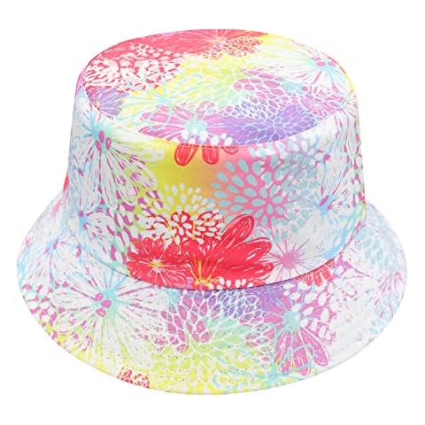 ZLYC Summer Bucket Hat with Fruit Print Cover