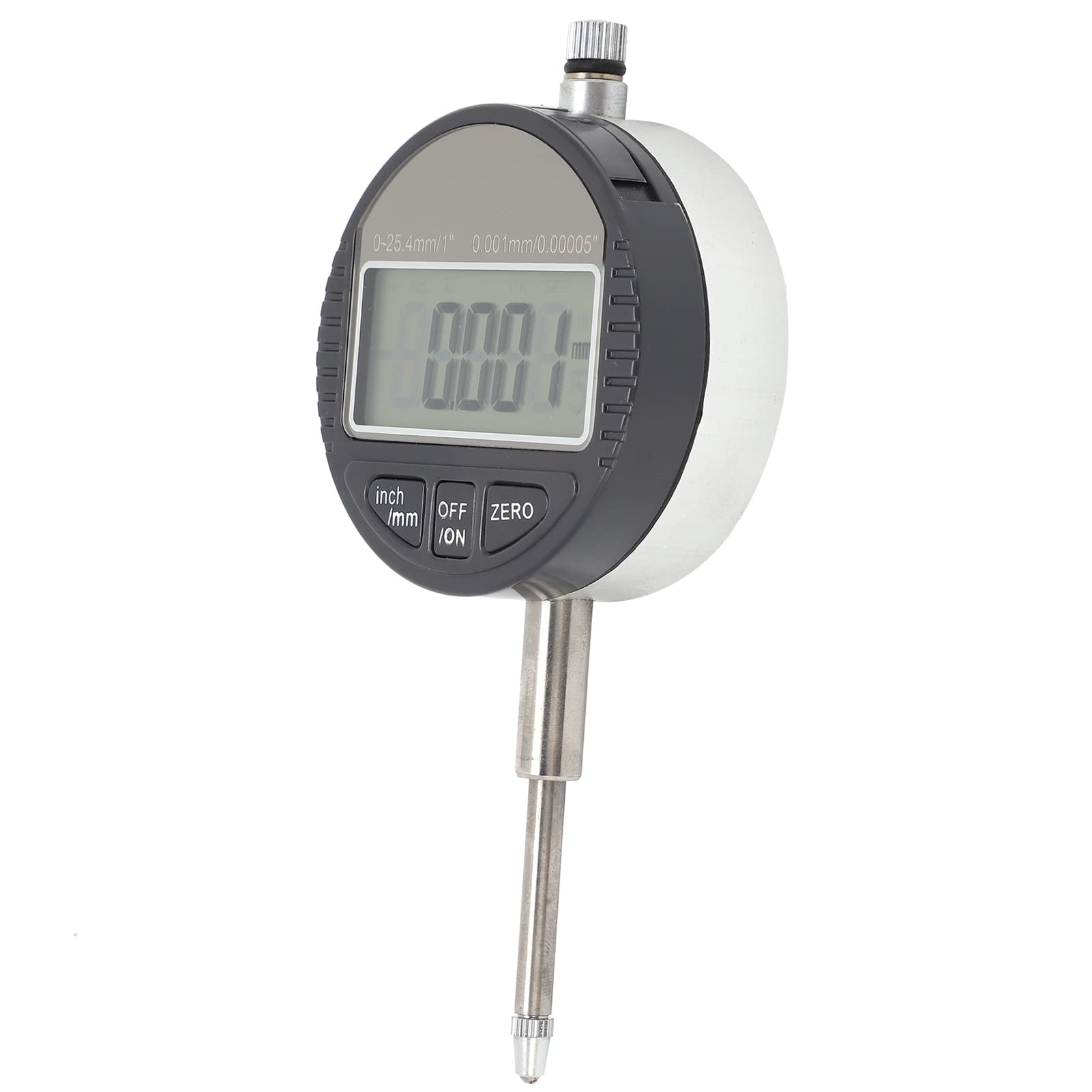 FTVOGUE Digitale Messuhr, Legierungs-Messuhr, 0,25,4 Mm, 0,001 Mm Genauigkeit, Metrische Ablesung in Zoll für die Wartung und Kalibrierung von Maschinen, Fertigungsanlagen