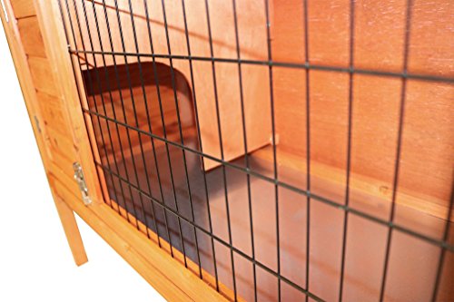 Oypla Single Rabbit Hutch 820x390x700mm - Image 8